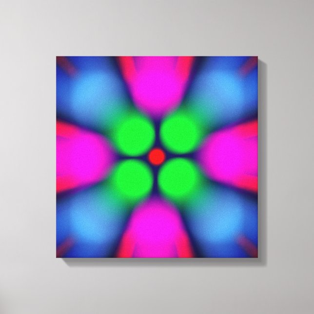 Impressão Em Tela Abstrato (Frente)