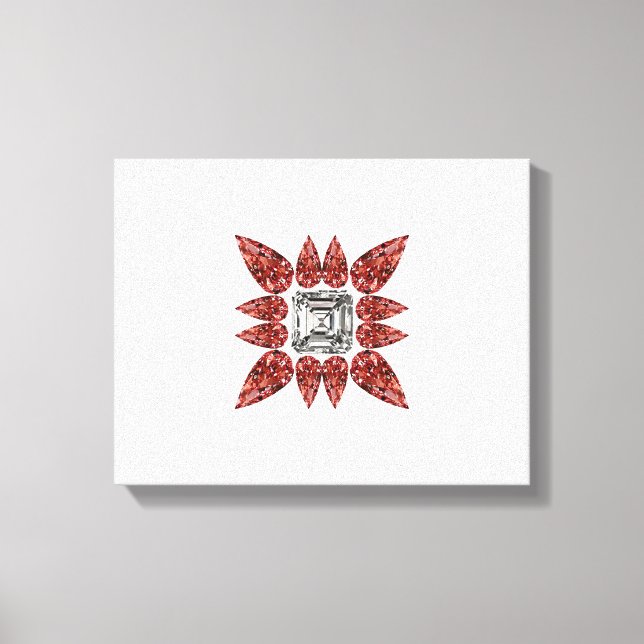 Impressão Em Tela Abstrato (Frente)