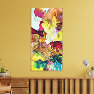 Impressão Em Tela Abstrato