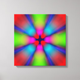 Impressão Em Tela Abstrato