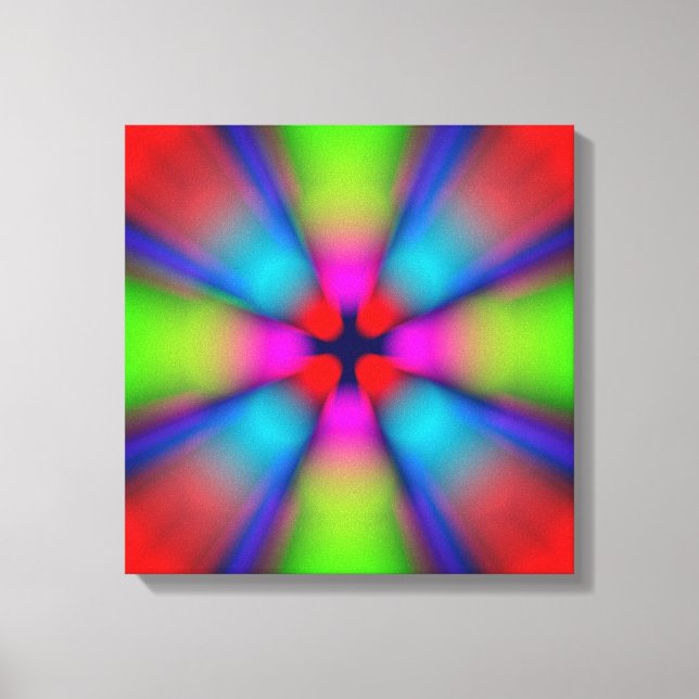 Impressão Em Tela Abstrato (Frente)