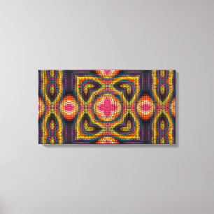 Impressão Em Tela Abstrato