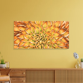 Impressão Em Tela Abstrato