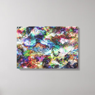 Impressão Em Tela Abstrato