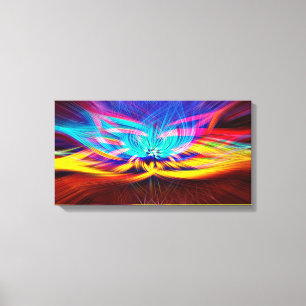 Impressão Em Tela Abstrato
