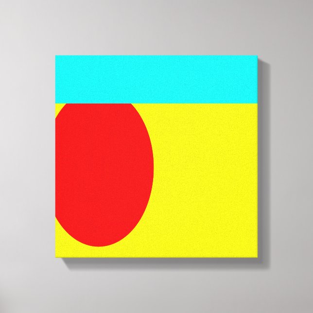 Impressão Em Tela Abstrato (Frente)