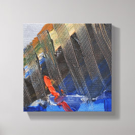 Impressão Em Tela Abstrato