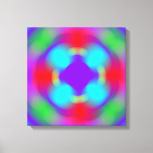 Impressão Em Tela Abstrato