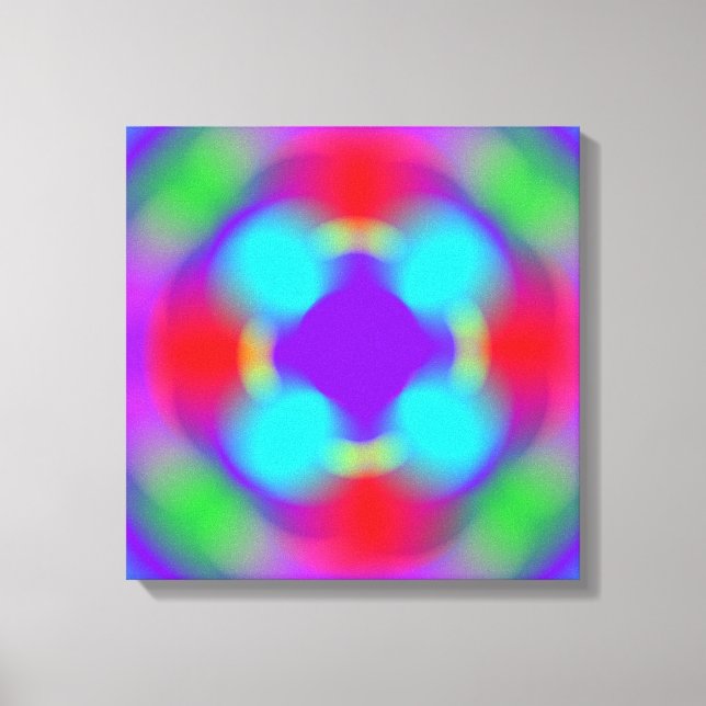 Impressão Em Tela Abstrato (Frente)