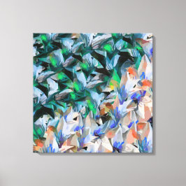 Impressão Em Tela Abstrato