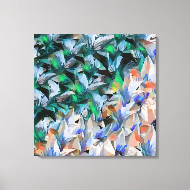 Impressão Em Tela Abstrato (Frente)