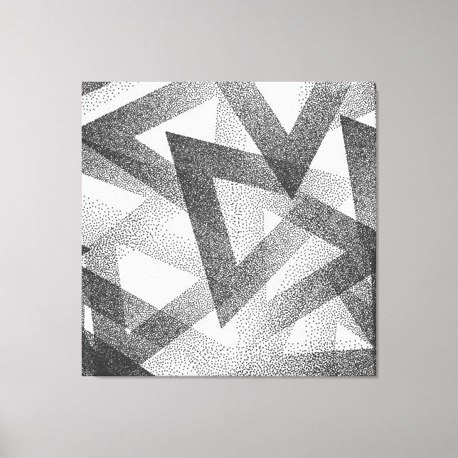 Impressão Em Tela Abstrato (Frente)