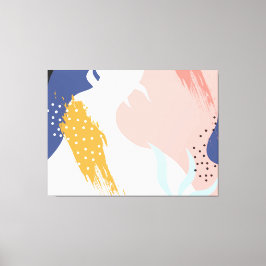 Impressão Em Tela Abstrato