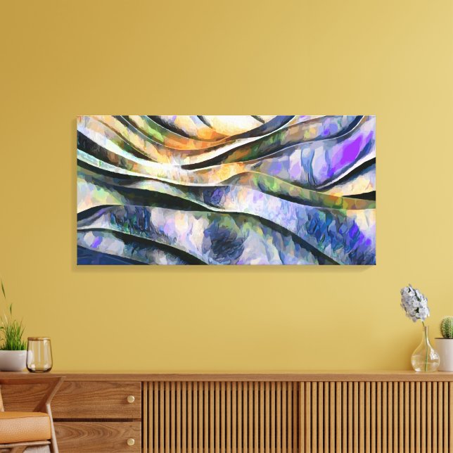 Impressão Em Tela Abstrato 14218 (Insitu(Sala de estar))