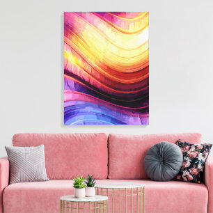 Impressão Em Tela Abstrato 14321