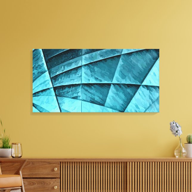 Impressão Em Tela Abstrato 14409 (Insitu(Sala de estar))