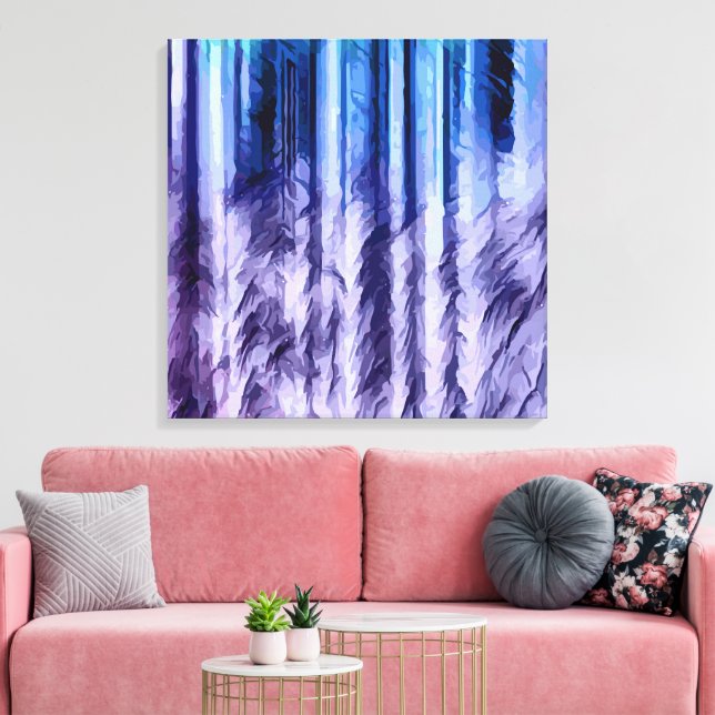 Impressão Em Tela Abstrato 14587 (Insitu(Sala de estar))