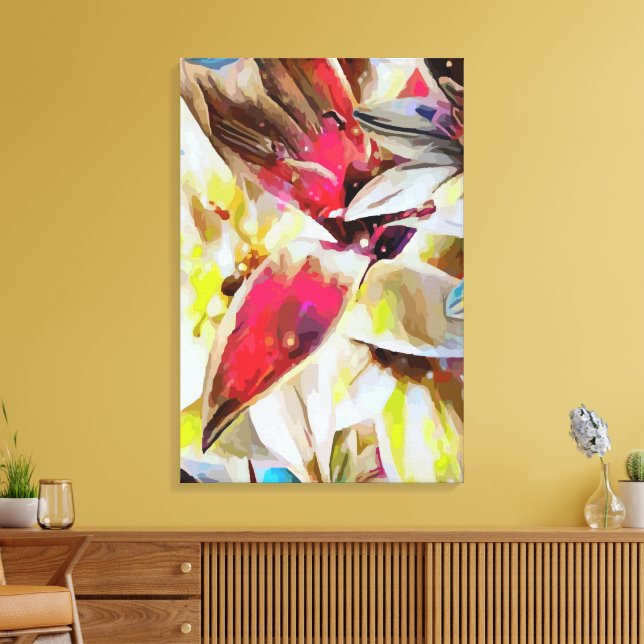 Impressão Em Tela Abstrato 14604 (Insitu(Sala de estar))