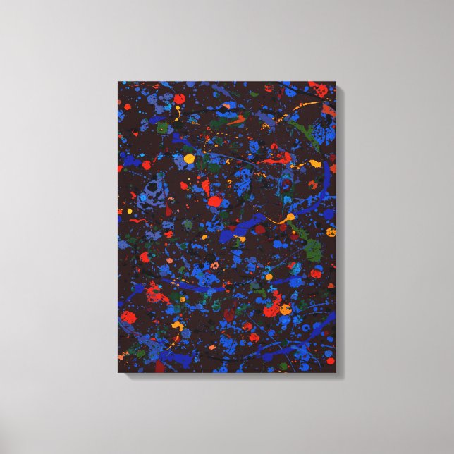 Impressão Em Tela Abstrato 909 (Frente)