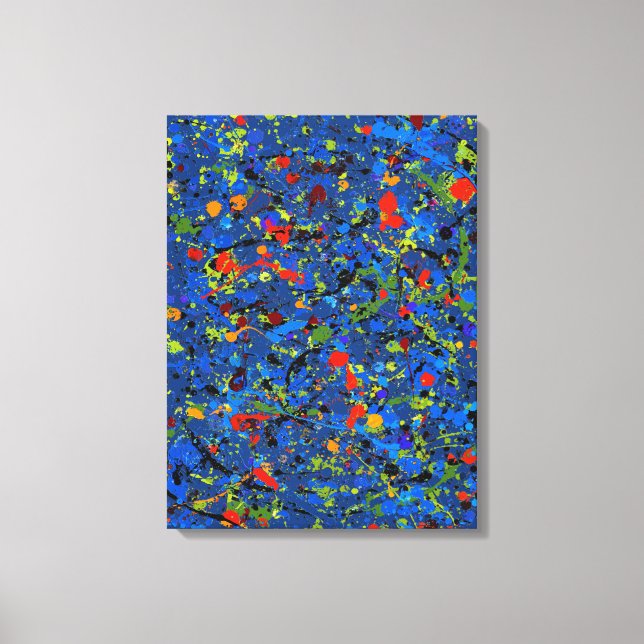 Impressão Em Tela Abstrato 913 (Frente)