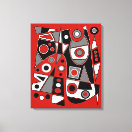 Impressão Em Tela Abstrato 968