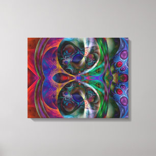 Impressão Em Tela Abstrato Apófise - Coruja I