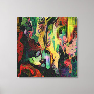 Impressão Em Tela Abstrato Art