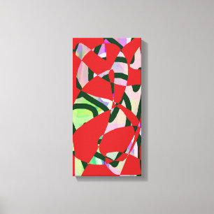 Impressão Em Tela Abstrato art 9 colorido