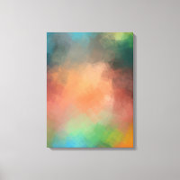 Abstrato Art Amarelo Vermelho Verde Azul Moderno C