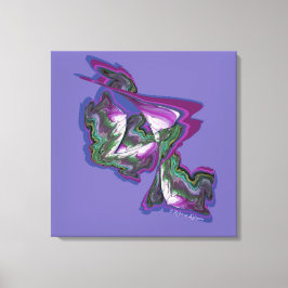 Impressão Em Tela Abstrato Art criado com pintura e criatividade dig