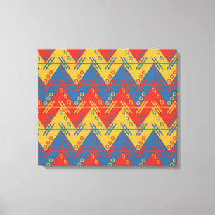 Impressão Em Tela Abstrato Aztec