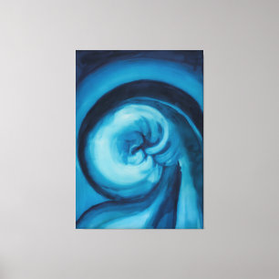 Impressão Em Tela Abstrato  Azul I   Georgia O'Keeffe