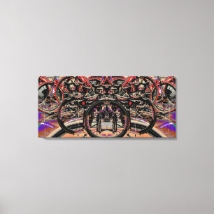 Impressão Em Tela Abstrato Bikes (Volta ao Reino Unido 2010) Posters