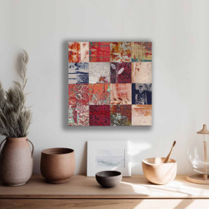 Impressão Em Tela Abstrato Botânica