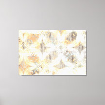 Abstrato Branco, Cinza, Laranja e Padrão Azul