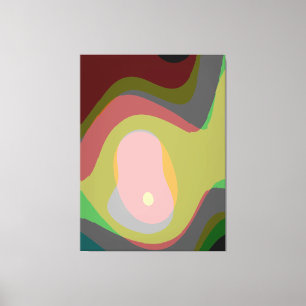 Impressão Em Tela Abstrato Colorida Art 921