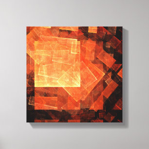 Impressão Em Tela Abstrato de arte clara em preto e branco