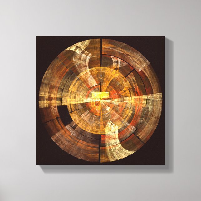 Impressão Em Tela Abstrato de arte de integridade preto e branco (Frente)
