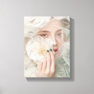 Impressão Em Tela Abstrato de arte digital - Futurística e conceito