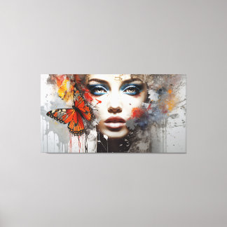 Impressão Em Tela Abstrato de Arte Moderna - Canva de Óleo de Textur