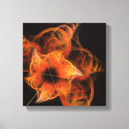 Impressão Em Tela Abstrato de arte negra e branca