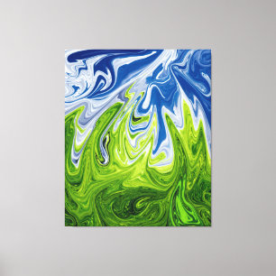Impressão Em Tela Abstrato de Arte Paisagem Melhor arte moderna