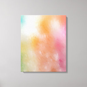 Impressão Em Tela Abstrato de Arte Vermelha Cor-de-rosa azul roxo Am