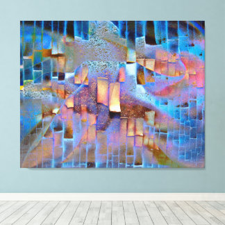 Impressão Em Tela Abstrato de Conexões Tenuosas ID885