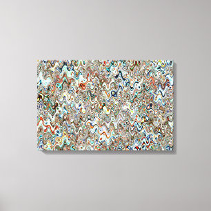 Impressão Em Tela Abstrato de Hong Kong Boat 3, 2017 Imagens SVP