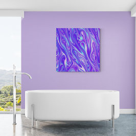 Impressão Em Tela Abstrato de Mermaid Giggles