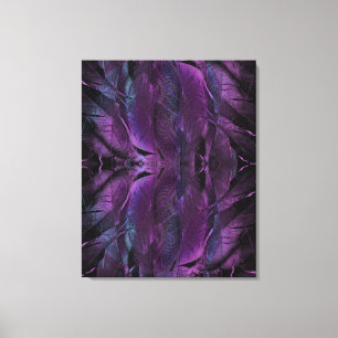 Impressão Em Tela abstrato de textura violeta de pena azul roxo
