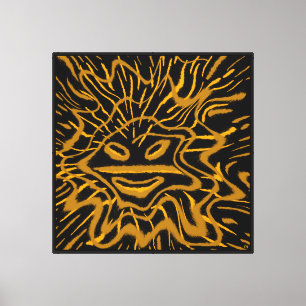 Impressão Em Tela Abstrato El Sol de Jayuya