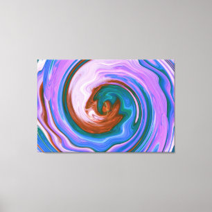 Impressão Em Tela Abstrato espiral Art 5°