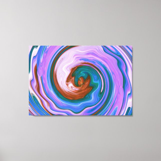 Impressão Em Tela Abstrato espiral Art 5° (Frente)